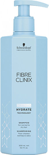 Schwarzkopf Fiber Clinix Hydrate Шампоан Възстановяване/Подхранване и Хидратация за Всички Типове Коса 300мл