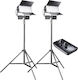 Walimex Sirius 160 D-LED Basic 2 Kit Φωτισμού Daylight 5600K 65W
