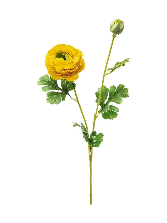 Zaros Artificial Decorative Branch Buttercup Yellow 74cm 1pcs