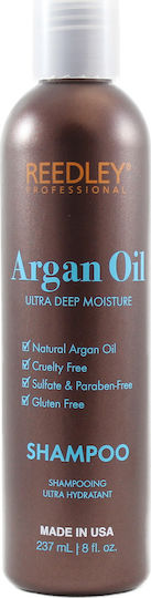 Reedley Professional Argan Oil Shampoos Reconstruction/Nourishment & Hydration for All Hair Types 237ml