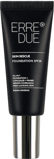 Erre Due Skin Rescue Liquid Foundation SPF30 Pure Shell 30ml