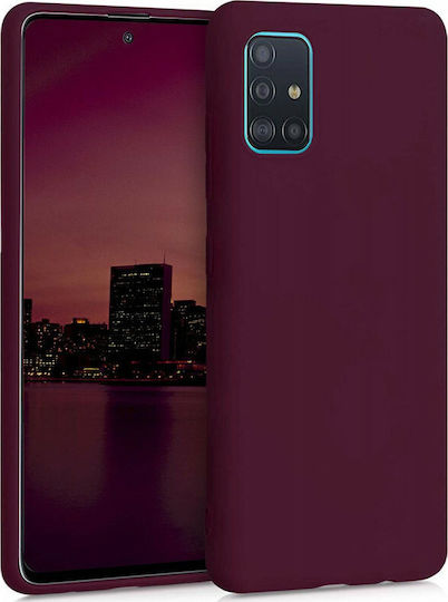 KWmobile TPU Back Cover Silicone Burgundy (Galaxy A51)