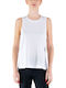Damen Sommer Ärmellose Bluse Flieder