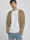 Urban Classics Men's Knitted Cardigan with Buttons Warm Sand