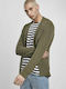 Urban Classics Men's Knitted Cardigan with Buttons Khaki