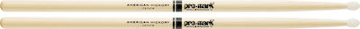 Promark 5A Classic 747 Hickory Drumstick with Nylon Oval Head Tip TX747N