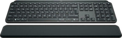 Logitech MX Keys με Στήριγμα Καρπού Ασύρματο Bluetooth Πληκτρολόγιο Αγγλικό US