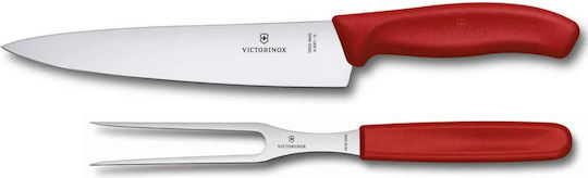 Victorinox Inox Cooking Utensil Set Red Swiss Classic 2pcs