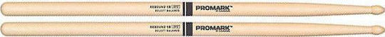 Promark Hickory Drumsticks Drums Rebound 5B.595'' 5B with Tip Shape Acorn Tip