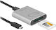 DeLock Card Reader USB 3.2 Type-C for CFexpress Silver
