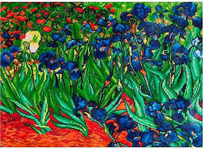 Diamond Dotz Irises Van Gogh Καμβάς Diamond Painting Κιτ