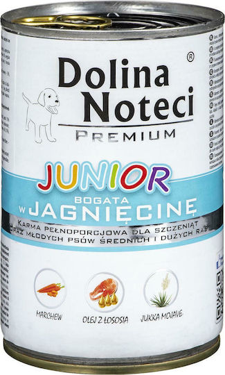 Dolina Noteci Premium Υγρή Τροφή για Κουτάβια σε Κονσέρβα με Αρνί 400gr