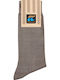 Pournara Men's Solid Color Socks Gray