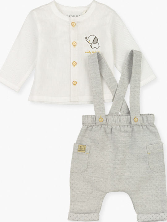 Losan Kids Set with Pants Winter 2pcs White