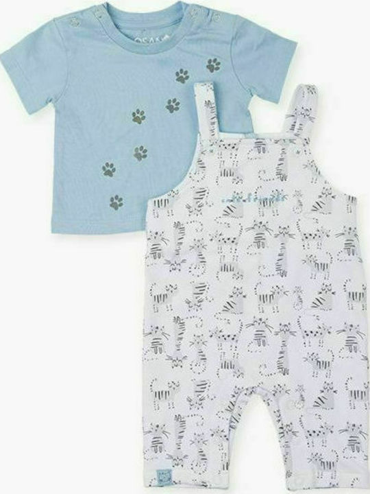 Losan Kids Set with Pants Summer 2pcs Light Blue