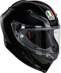 AGV Corsa Solid Black Κράνος Μηχανής Full Face 1400gr με Pinlock