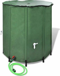 vidaXL Vertical Cylindrical Fabric Storage Tank 750lt for Water Green