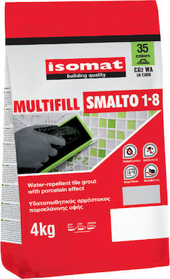 Isomat Multifill Smalto 1-8 Gresie de umplere a rosturilor de țiglă Porțelan 05 Gri deschis 4kg