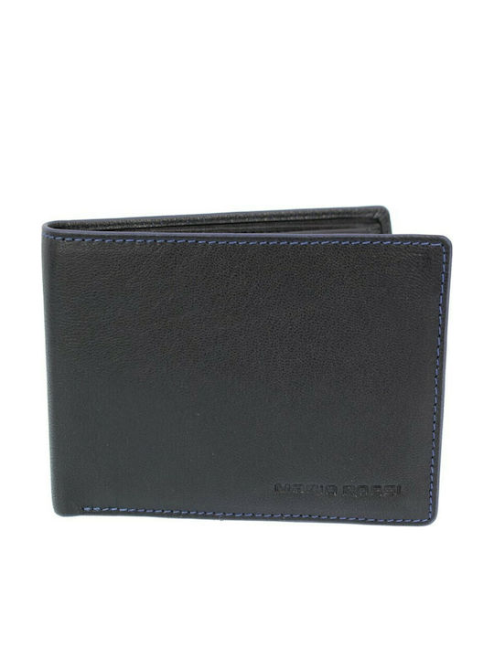 Mario Rossi Portofel bărbătesc Clasice Black / Blue