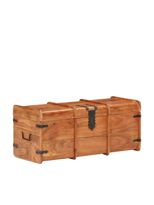 vidaXL Wooden Decorative Trunk 90x40x40εκ.