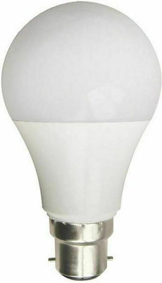 Eurolamp LED Lampen für Fassung B22 und Form A60 Kühles Weiß 810lm 1Stück