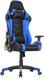 Havit GC932 Artificial Leather Gaming Chair with Adjustable Arms Black / Blue