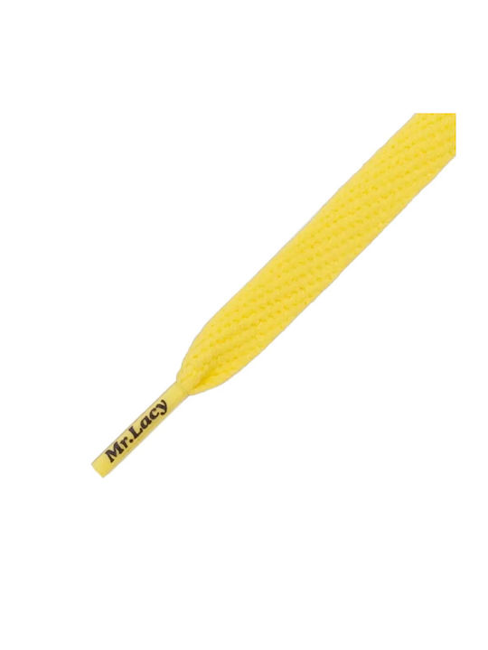 Mr.Lacy Flatties Shoelaces Yellow 2pcs 130cm