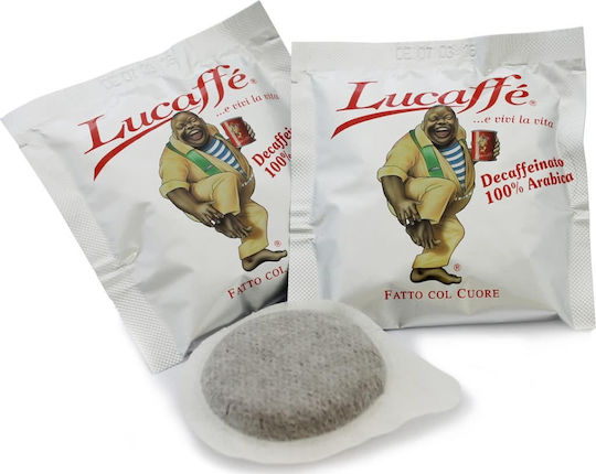 Lucaffe Κάψουλα Espresso Decaf Decaffeine Συμβατή με Μηχανή E.S.E. Pod 1caps