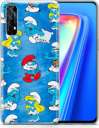 Realme 7 Carcasă TPU flexibilă Realme 7 - Smurfs