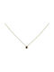 Women's 14K rose gold necklace with white and black cubic zirconia 037986 037986 Gold 14 Carat gold