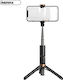 Remax P11 Selfie Stick Τρίποδο Κινητού Bluetooth Μαύρο