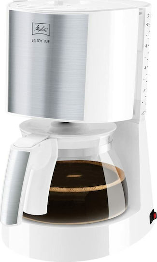 Melitta Enjoy Top Filter Coffee Machine 1000W White