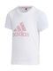 adidas Παιδικό T-shirt Λευκό