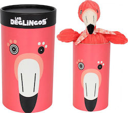 Les Deglingos Tier Flamingos aus Stoff für 0++ Monate
