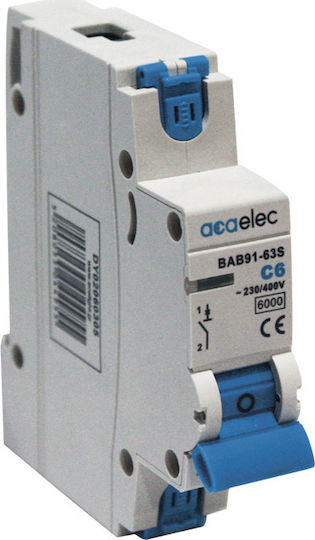 Aca Automatic Circuit Breaker 6A Single-pole AC DY02060305