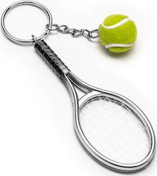 Gadgetx Μπρελόκ Πορτοφόλι Tennis Μεταλλικό Γκρι