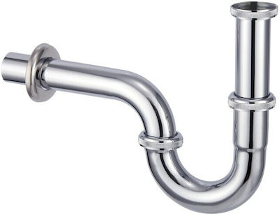 Viospiral Stainless Steel Siphon Sink with Output 32mm Silver 60-1000/S