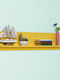 Kinderregal 11-SR Wandhalterung Gelbe 120x20x25cm