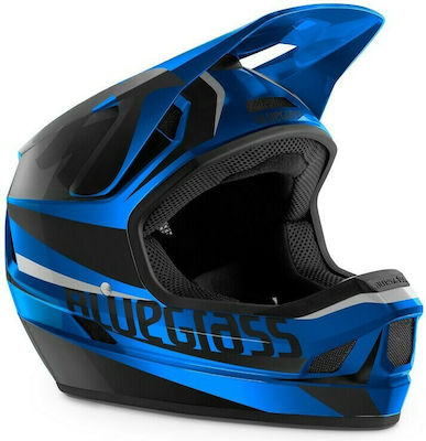 Bluegrass Legit Full Face Downhill / BMX / Mountain Bicycle Helmet Metallic/Black Glossy