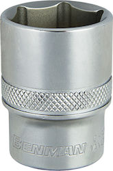 Benman Socket Hex with Square Drive 1/2" Diameter 15mm