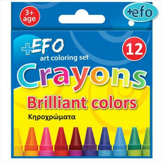 +Efo Brilliant Colors Crayons Set 12 Colours