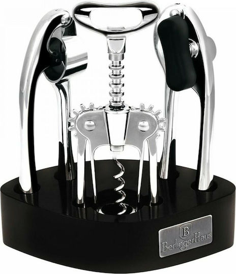 Berlinger Haus Cooking Utensil Set with Base Black Black Royal Collection 3pcs