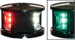 Lalizas Boat Light Without Mast LED Tri-color Lantern with Black Shell Red/Green/White 71309