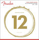 Fender 80/20 Dura-Tone Coated Σετ Χορδών 80/20 Bronze Ακουστικής Κιθάρας 12 - 52" 880L