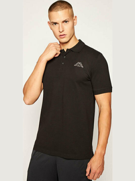 Peleot Polo Bluză Tricou cu Mânecă Scurtă Neagră
