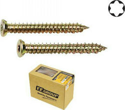 F.F. Group Cement Bolts Torx Galvanized with Diameter M7.5 and Length 132mm 100pcs