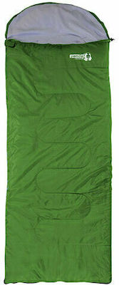 Panda Bike Hood 180 Sleeping Bag Single 2 Season LIght Green