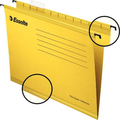 Esselte Folder Hanging for Paper A3 Yellow Fullscap