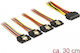 DeLock 15-Pin Sata - 15-Pin Sata Cable 0.3m Πολύχρωμο 60157