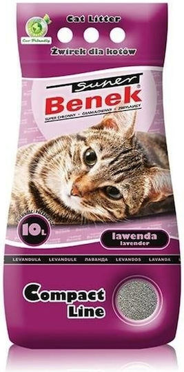 Certech Certech Super Benek Compact Lavender Bentonite Cat Litter with Scent Lavender 10lt